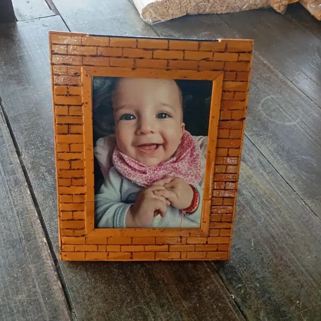 Porta retrato artesanal